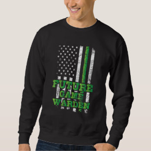 Future Game Warden Wildlife Officer Nature Conser Sweatshirt