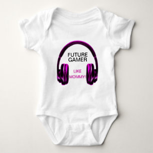 Future Gamer Like Mummy! Baby Bodysuit
