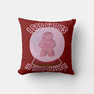 Future Games Crystal Ball Prediction Slogan Cushion