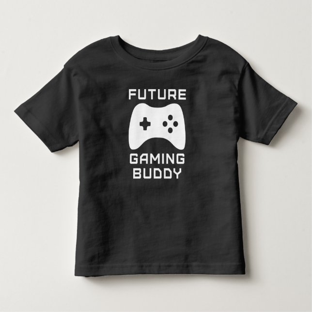 Future Gaming Buddy Toddler Child Funny Toddler T-Shirt (Front)