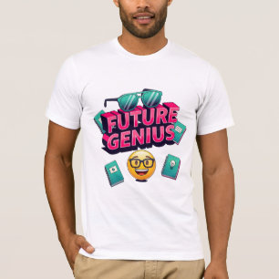 Future Genius Academic Spirit Design T-Shirt