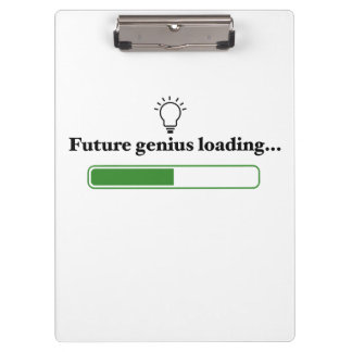 Future Genius Loading – Inspirational Tech & Learn Clipboard