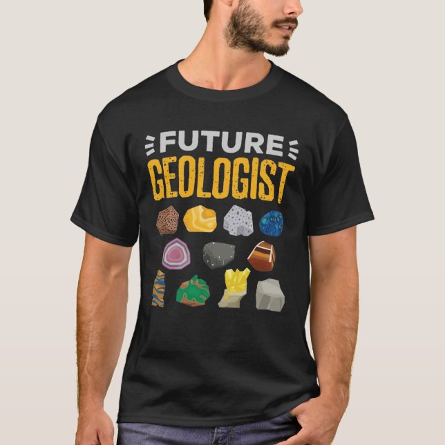 Future Geologist Geology Student T-Shirt (Front)