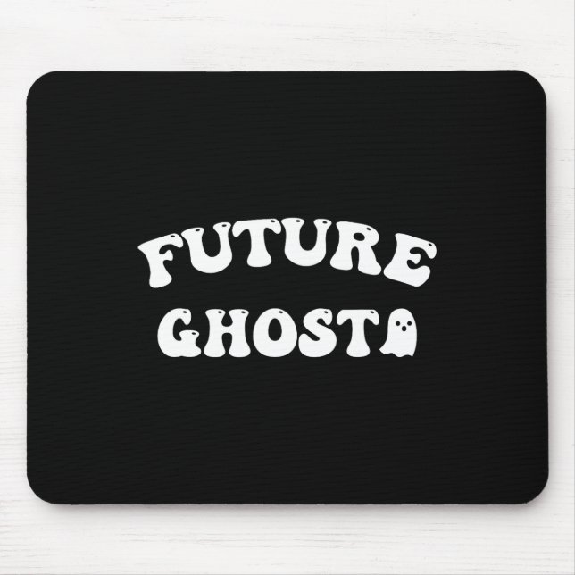 Future Ghost Funny Halloween Costume  Mouse Pad (Front)