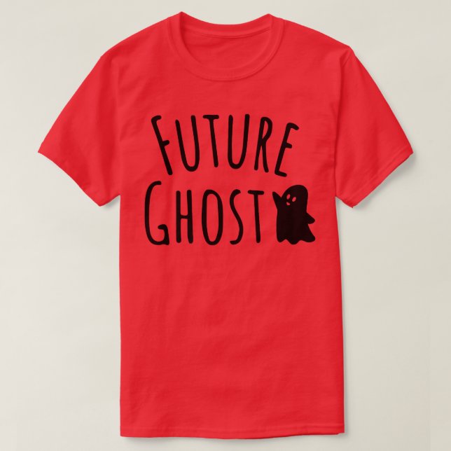 Future Ghost Funny Spooky Cute T-Shirt (Design Front)