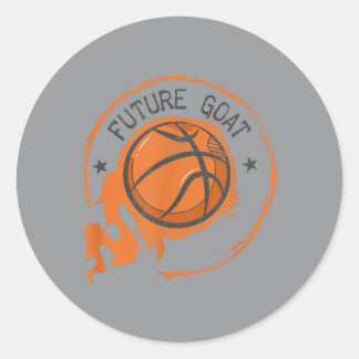Future Goat Basball Classic Round Sticker