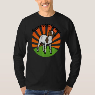Future Goat Farmer Boer Goat Kid Dark Text T-Shirt