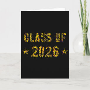 Future Graduation Cl Of 2026 Girl 9th Gr Leopard P Card