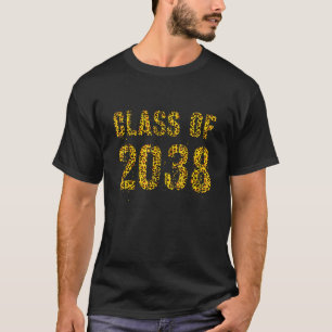 Future Graduation Class Of 2038 Leopard Print Dayc T-Shirt