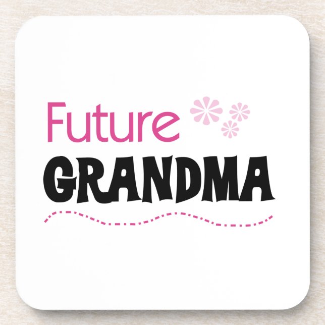 Future Grandma Gifts Coaster (Front)