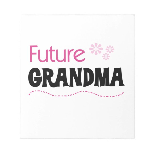 Future Grandma Gifts Notepad (Front)