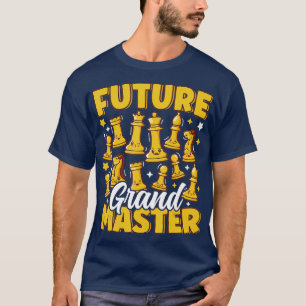 Future Grandmaster Chess Player Cute Chess Pieces  T-Shirt