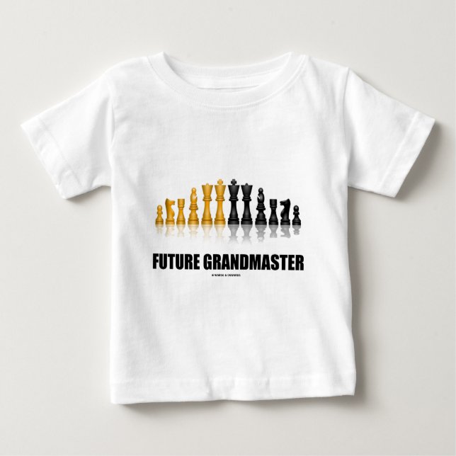 Future Grandmaster (Chess Set) Baby T-Shirt (Front)