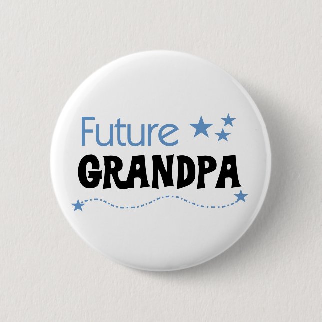 Future Grandpa 6 Cm Round Badge (Front)