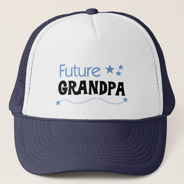 Future Grandpa Tshirts and Gifts Trucker Hat (Front)