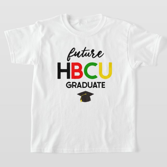 Future HBCU College Graduate Kid's Boy's T-Shirt (Laydown)