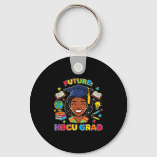 Future hbcu grad african american teacher school key ring