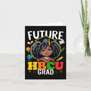 Future Hbcu Grad Afro Kids Black History Month  Card