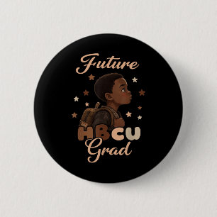 Future Hbcu Grad Black History Month Boy Graduatio 6 Cm Round Badge