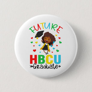 Future Hbcu Grad Girl Graduation Hbcu Future Colle 6 Cm Round Badge