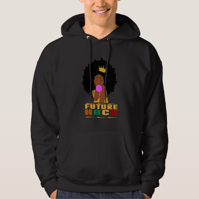Future Hbcu Grad Girl Graduation Historically Blac Hoodie (Front)