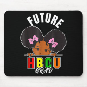 Future hbcu grad girl graduation historically blac mouse pad