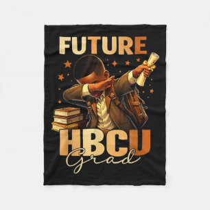 Future hbcu grad history black boy girls graduatio fleece blanket