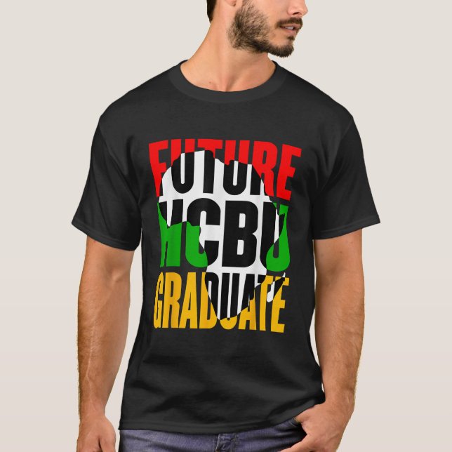 Future HBCU Grad History Black College African Jun T-Shirt (Front)