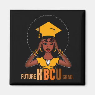 Future Hbcu Grad History Black College Girl Women Magnet