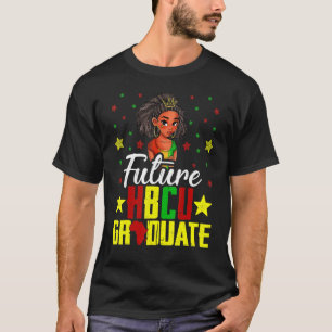 Future Hbcu Grad History Black College Girl Youth  T-Shirt