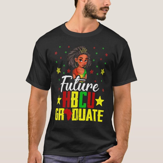 Future Hbcu Grad History Black College Girl Youth  T-Shirt (Front)