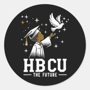Future Hbcu Grad History Black College Youth Black Classic Round Sticker