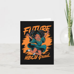 Future Hbcu Grad History Black College Youth Kids Card