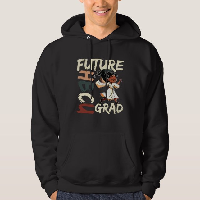Future HBCU Grad History Black College Youth Kids  Hoodie (Front)