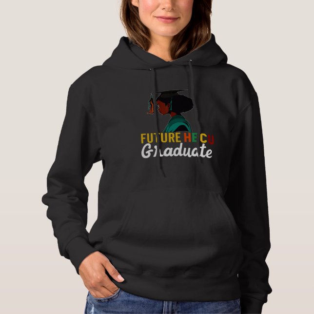 Future HBCU Grad History Black College Youth Kids  Hoodie (Front)