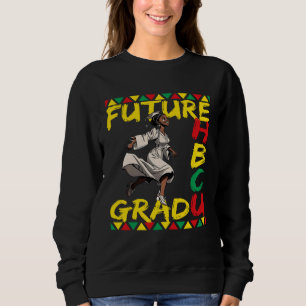 Future HBCU Grad History Black College Youth Kids  Sweatshirt