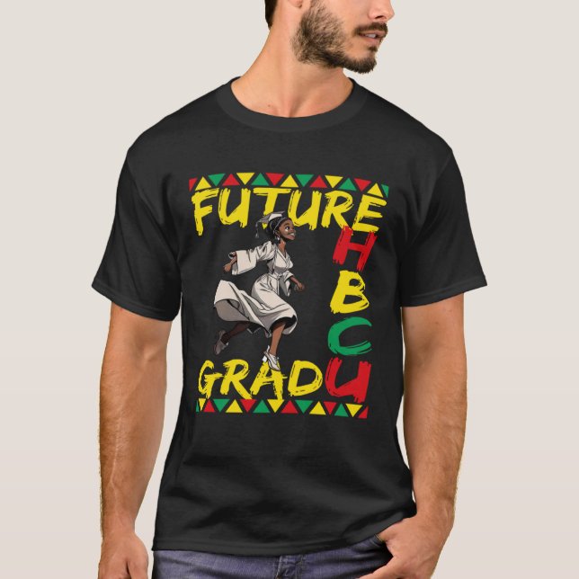 Future HBCU Grad History Black College Youth Kids  T-Shirt (Front)