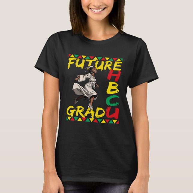 Future HBCU Grad History Black College Youth Kids  T-Shirt (Front)