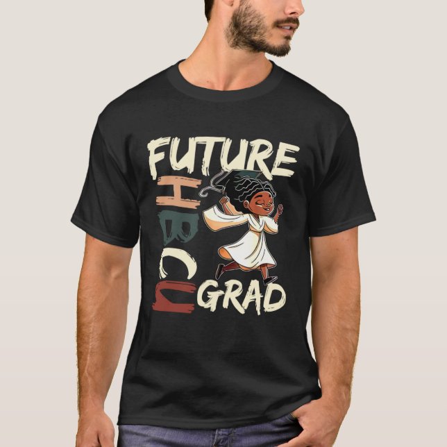 Future HBCU Grad History Black College Youth Kids  T-Shirt (Front)