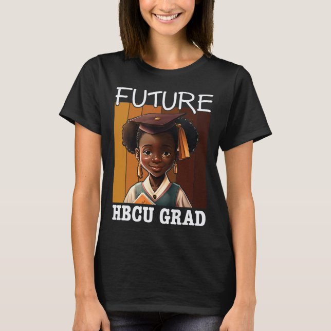 Future HBCU Grad History Black College Youth Kids  T-Shirt (Front)