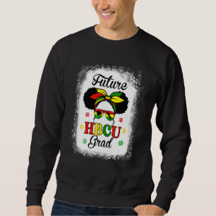 Future Hbcu Grad  Kids Girl Black College Apparel Sweatshirt