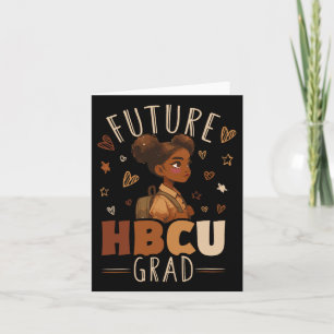 Future Hbcu Grad Shirt - Afro Black Girl Graduatio Card