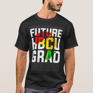 Future Hbcu Graduate Afro Black Girls College Grad T-Shirt