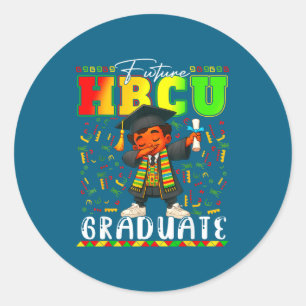 Future Hbcu Graduate Black History Classic Round Sticker