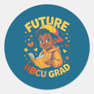 Future Hbcu Graduate Juneteenth School Classic Round Sticker