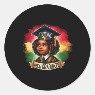 Future Hbcu Graduate Pride Black Kids Black Histor Classic Round Sticker