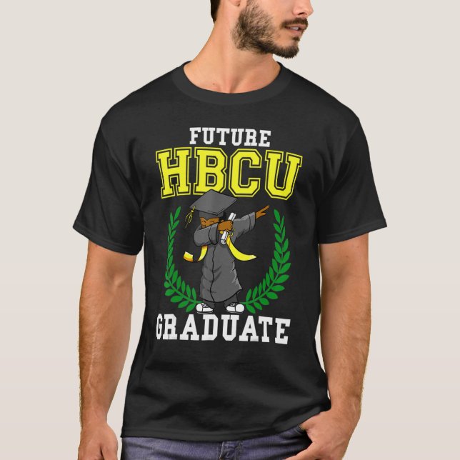 Future HBCU Graduation Shirt Black College Dabbing (Front)