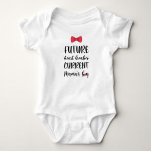 Future heart breaker current Mama's boy Baby Bodysuit