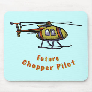Future helicopter Pilot Mouse Pad