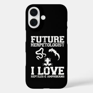 Future Herpetologist Herpetology Lover Amphibians iPhone 16 Case